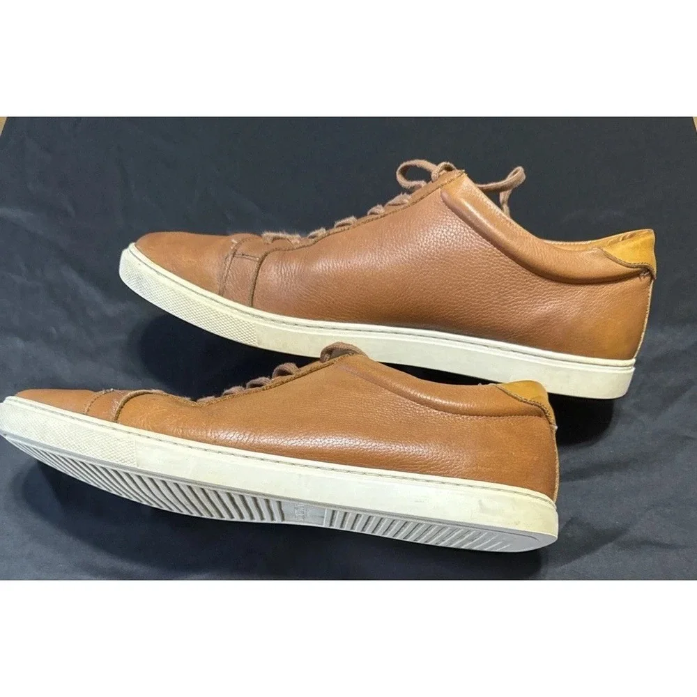 Allen Edmonds Porter City Derby Leather Sneaker 13B Walnut Brown Retails $249